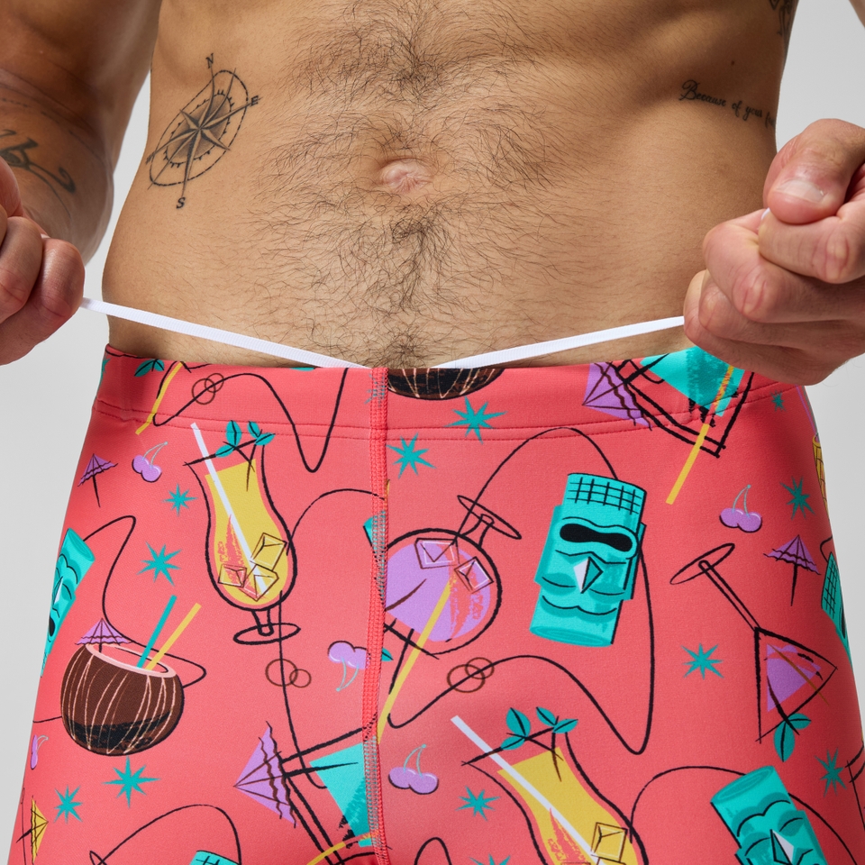 Men's Print Beachstar Square Leg Pink