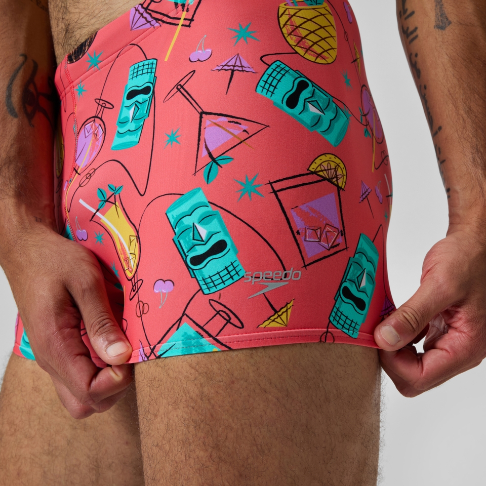 Men's Print Beachstar Square Leg Pink