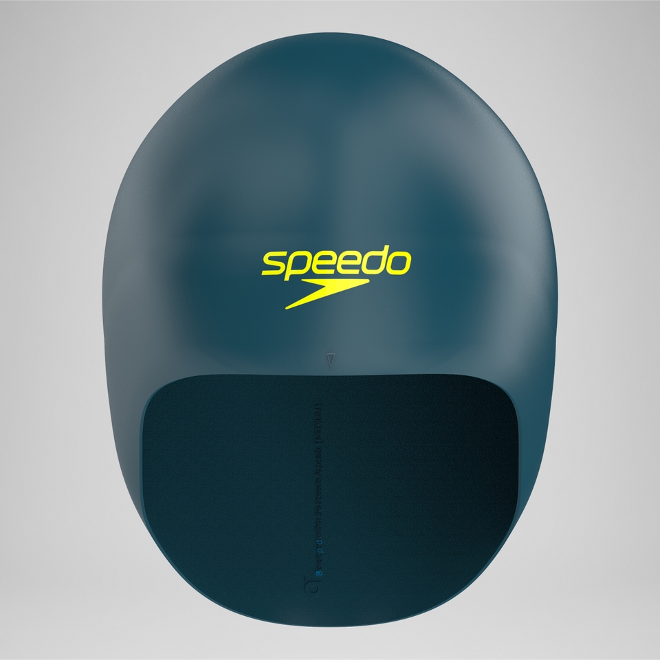 Adult Fastskin Swim Cap Teal/Yellow