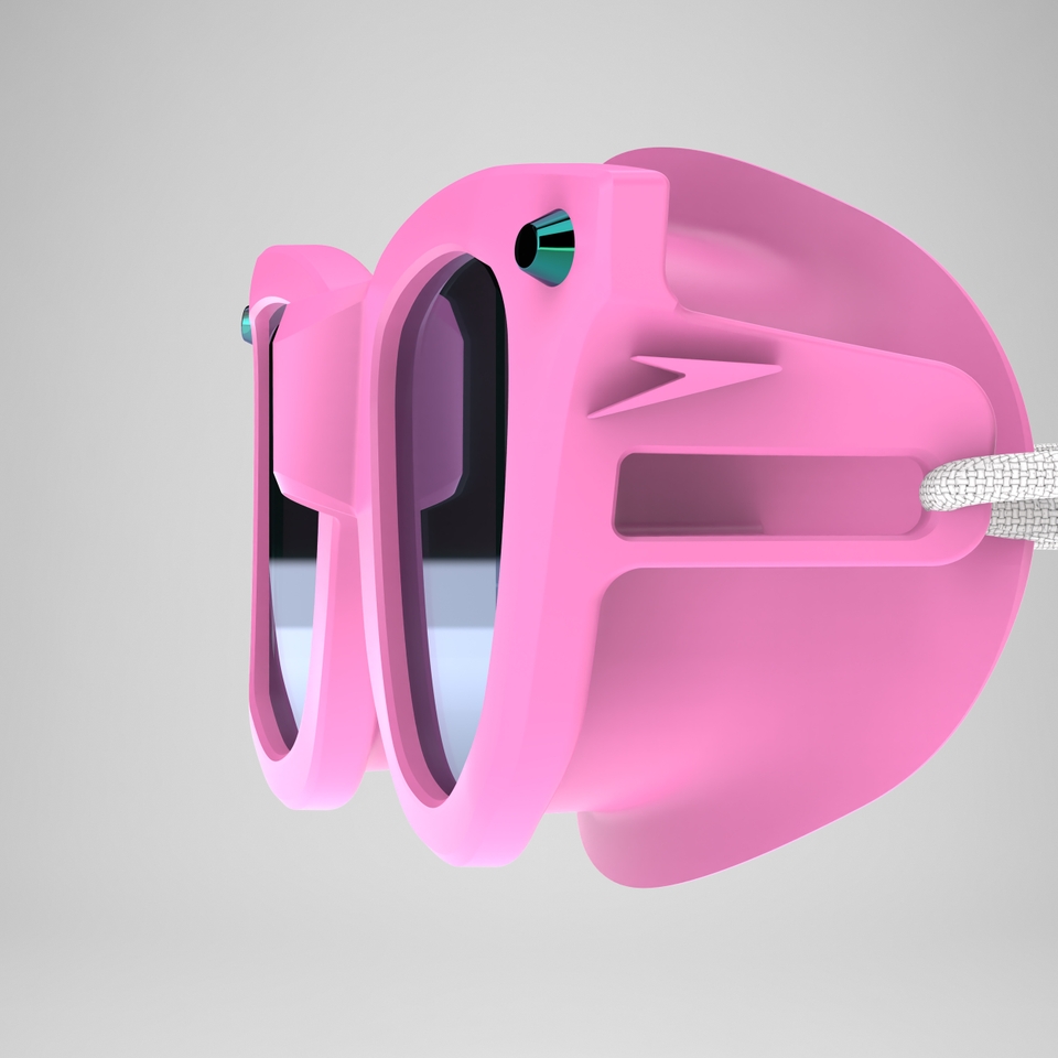 Lunettes réfléchissantes Sunny G Seasider pour juniors en rose/vert
