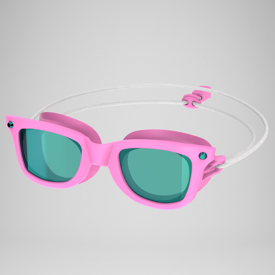 Junior Sunny G Seasider Mirror Gogggles Pink/Green