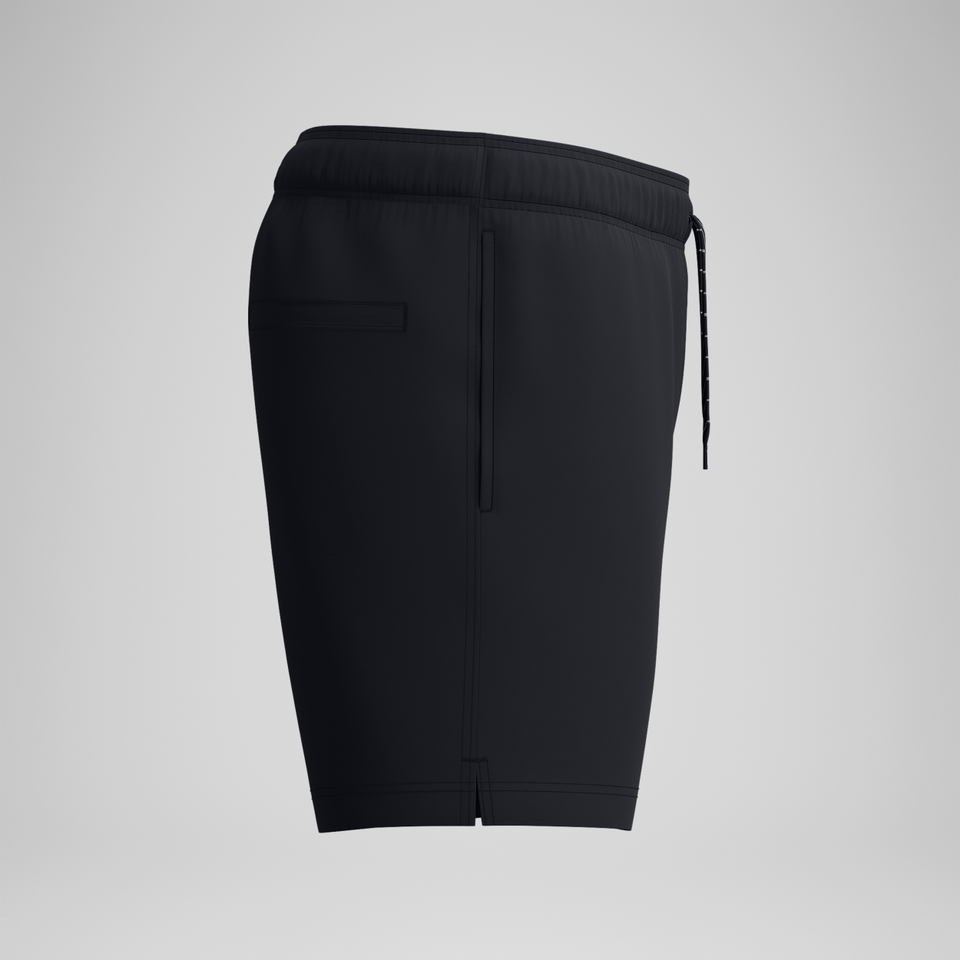 Redondo Edge Einfarbige Badeshorts 40 cm Schwarz für Herren