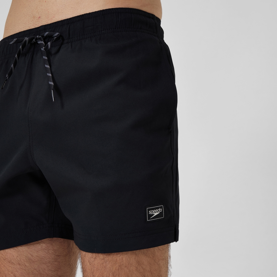 Redondo Edge Einfarbige Badeshorts 40 cm Schwarz für Herren