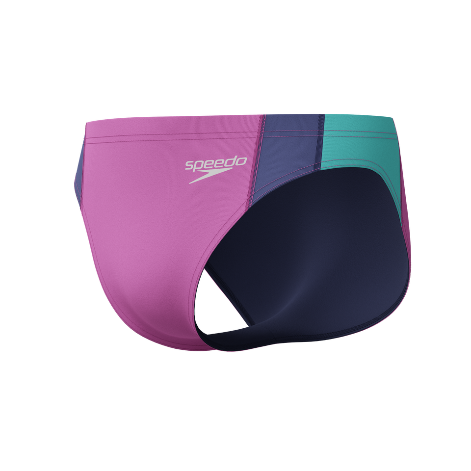 Men's Colorblock Solar Brief Pink/Blue