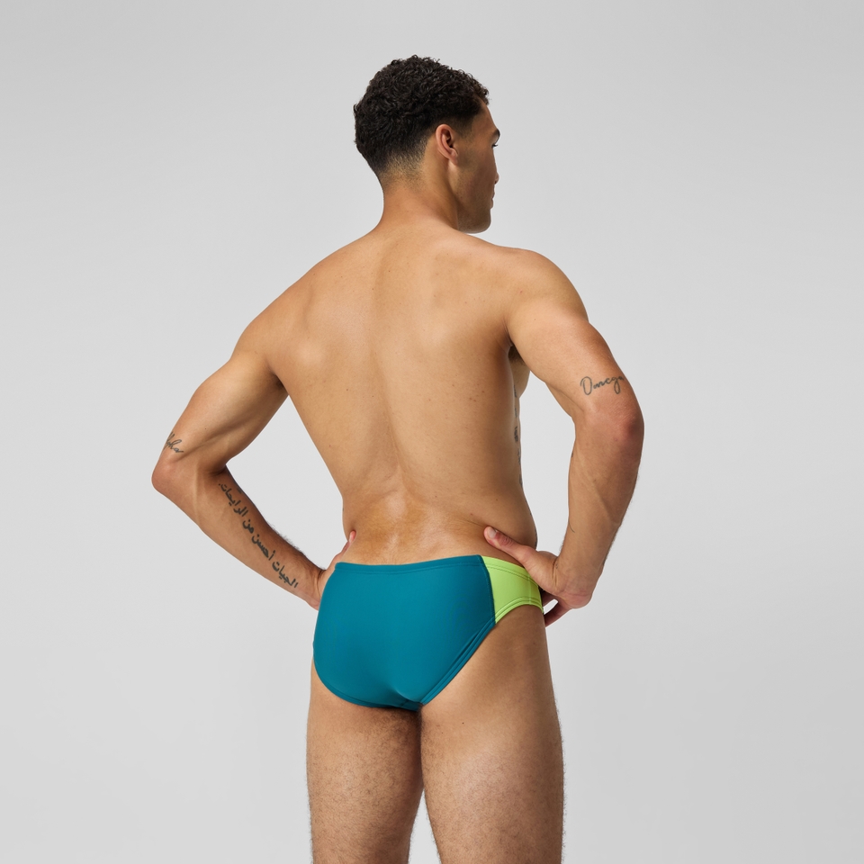 Men's Colorblock Solar Brief Blue/Yellow