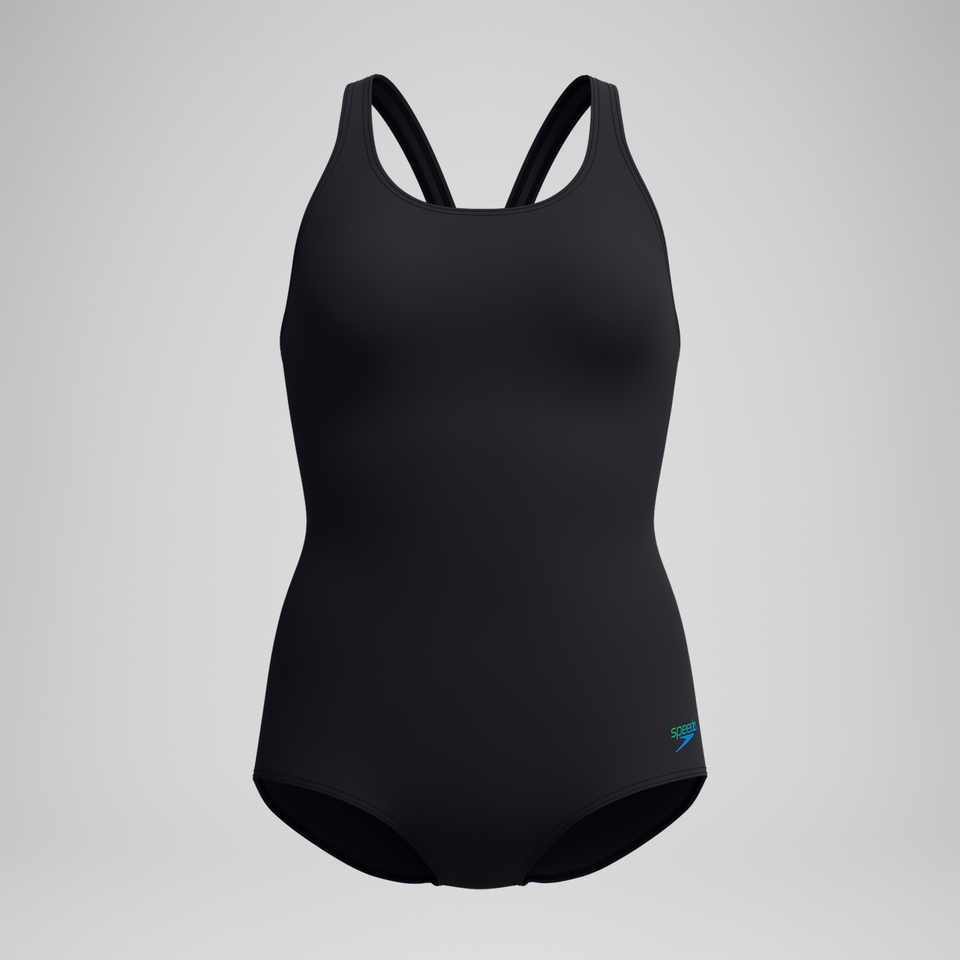 Women's Conservative Ultraback One Piece Black