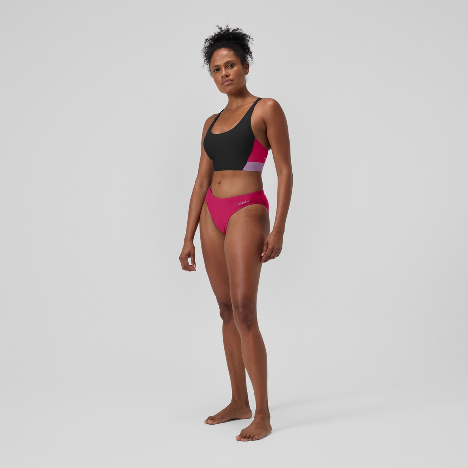 Women's Colorblock Bikini Top Pink