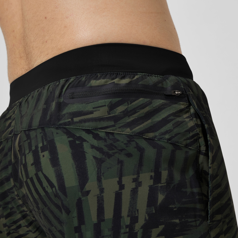 Men's Print Volley 16" Swim Trunks Green/Black