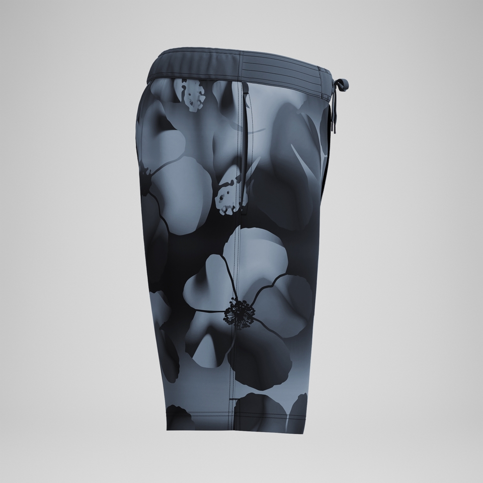 Men's Print Bondi Boardshort 20" Black/Gray