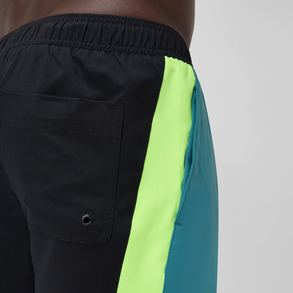 Men's Colorblock Redondo Volley 18" Swim Trunks Blue/Black