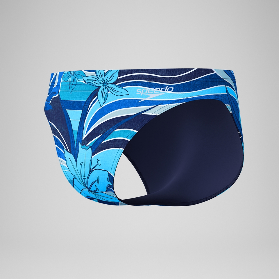 Beachstar Badehose 5 cm Blau für Herren