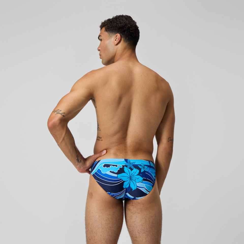 Beachstar Badehose 5 cm Blau für Herren