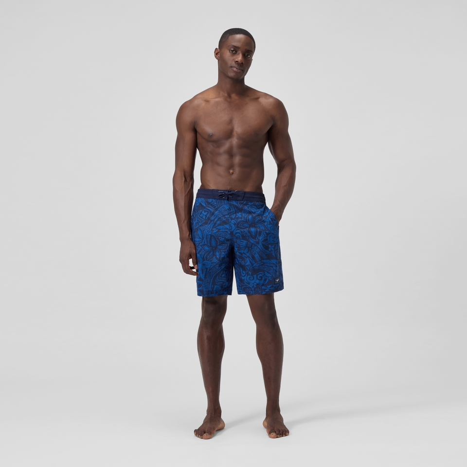 Men's Printed 20'' Bondi Swim Shorts Navy