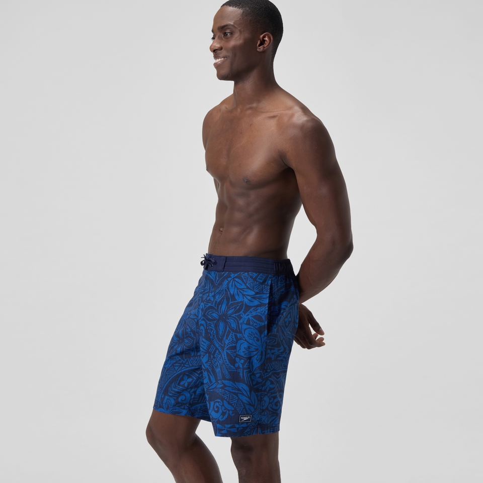 Men's Printed 20'' Bondi Swim Shorts Navy