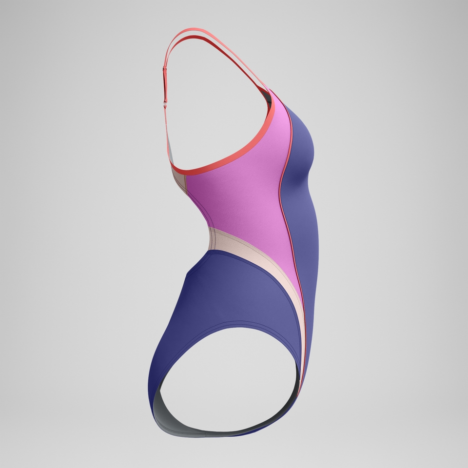 Women's New Thin Strap Quantum One Piece Purple/Pink