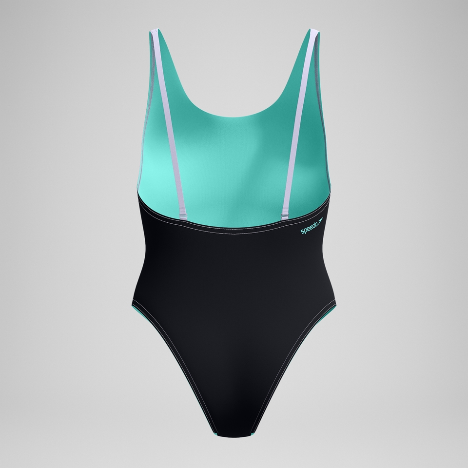 Maillot de bain Femme Colourblock FLU3NTE convertible noir
