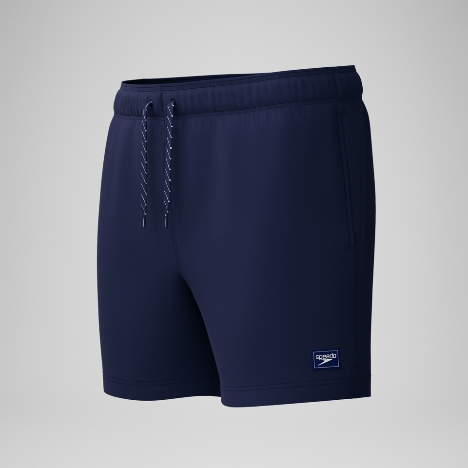 Redondo Edge Einfarbige Badeshorts 40 cm Marineblau für Herren