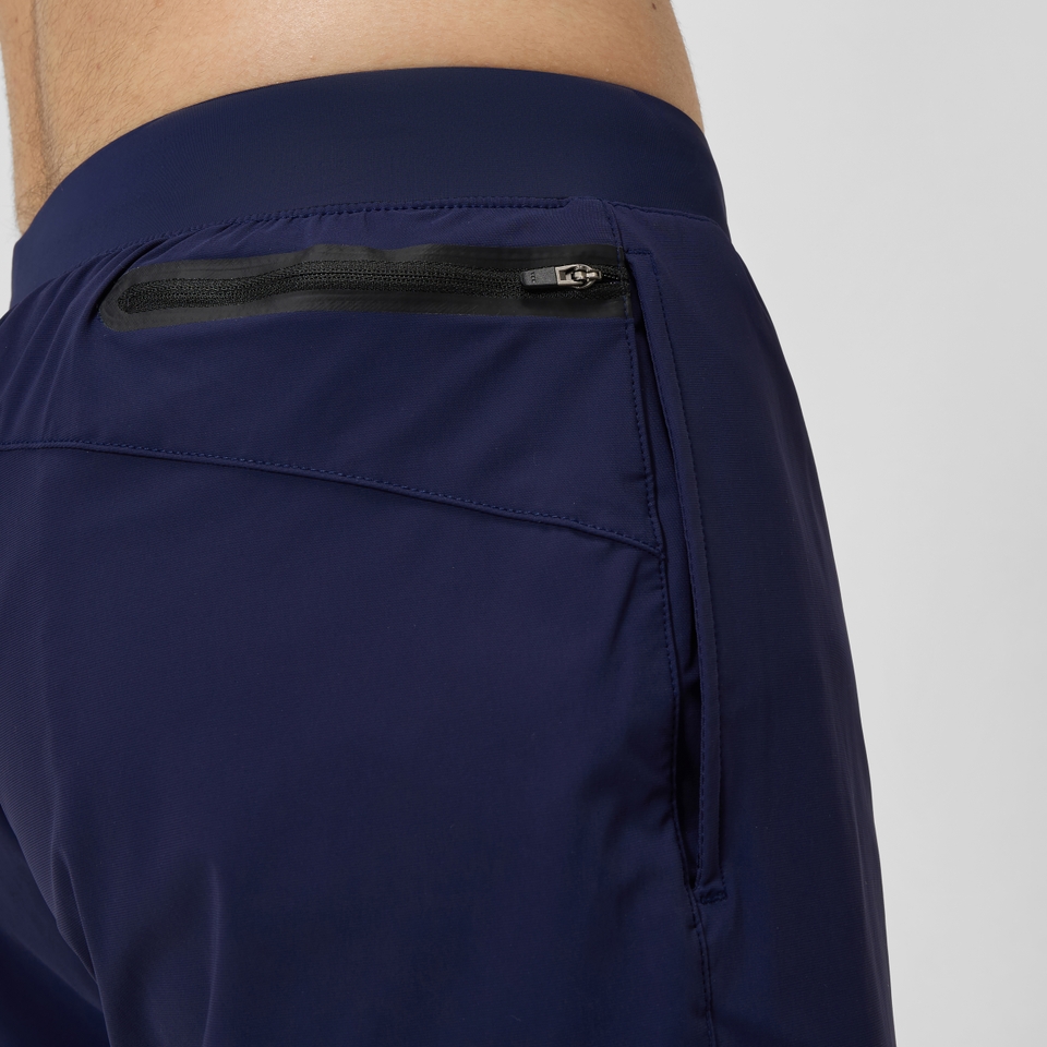Short de bain uni Lookout 40 cm, hommes, bleu marine