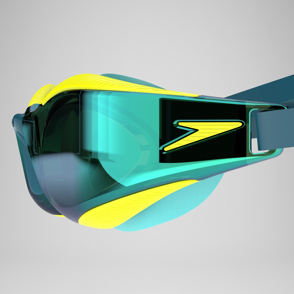 Adult Fastskin Hyper Elite Mirror Goggles Green/Yellow