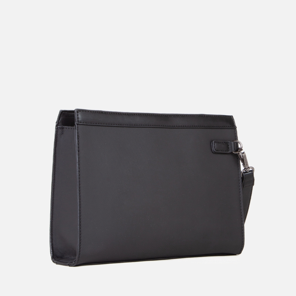 Valentino Stellar Soft Faux Leather Wash Bag - Black