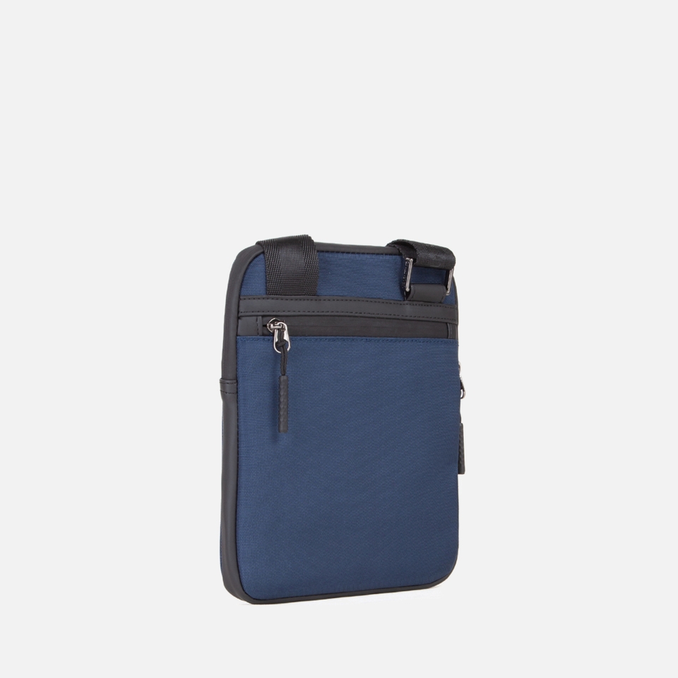 Valentino Tron Canvas and Faux Leather Crossbody Bag