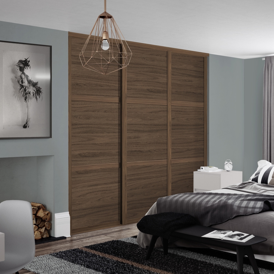 Stanley sliding wardrobe doors homebase discount