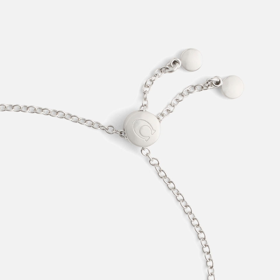 Coach Signature Pavé Silver-Tone Bracelet