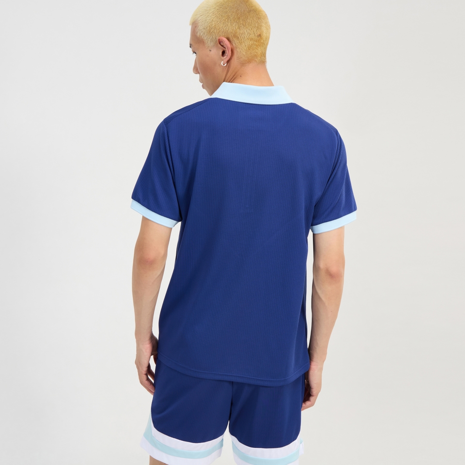 Poloshirt Dhalsim für Herren Marineblau
