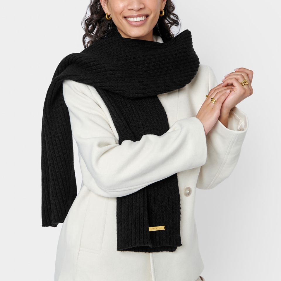Katie Loxton Rib-Knit Scarf