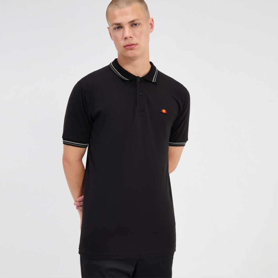 Men's Rooks Polo Black/Grey/White