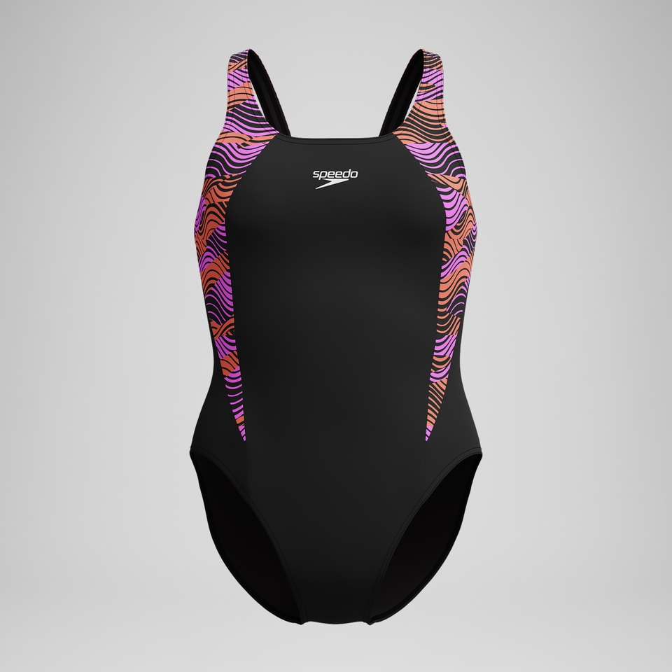 Women's HyperBoom Splice Muscleback One Piece Black/Pink