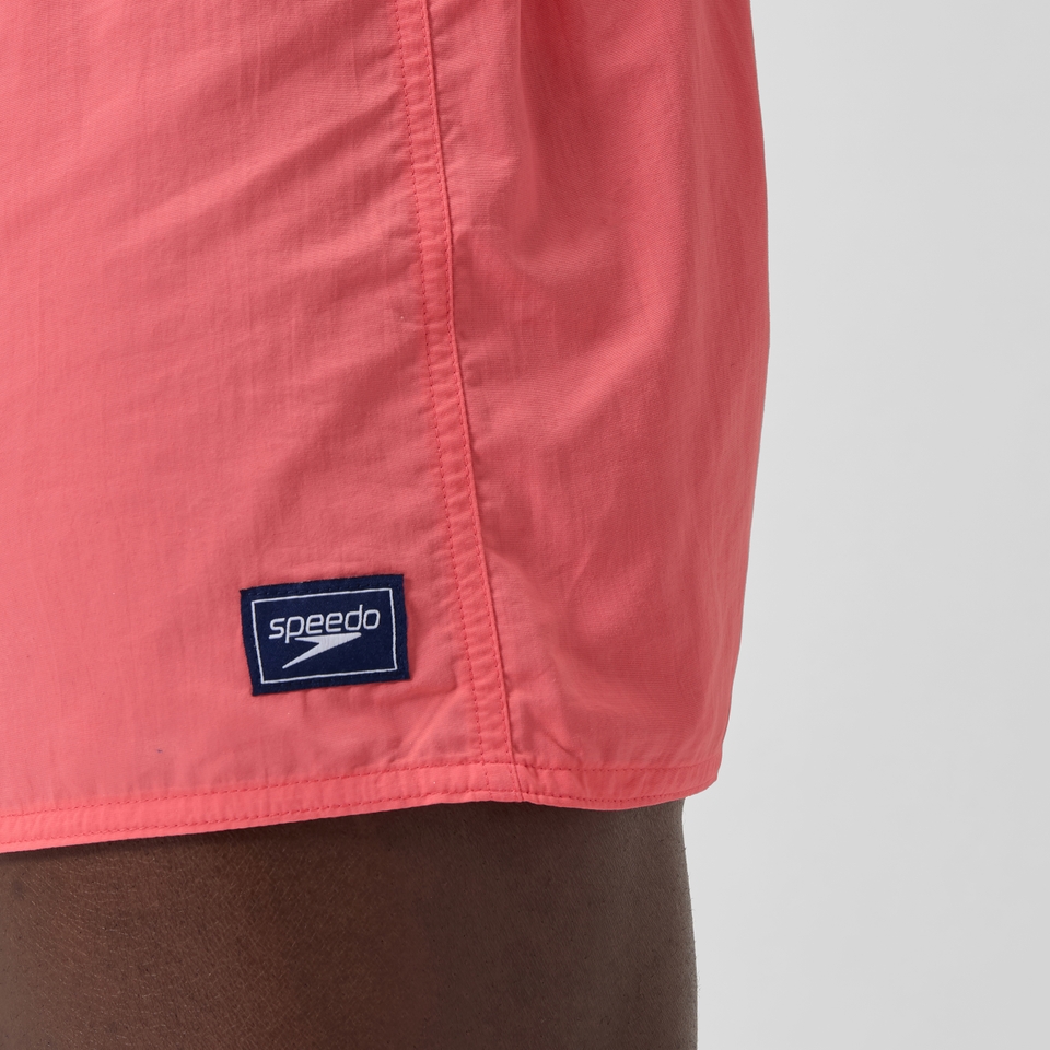 Men's Solid 13'' Retro Swim Shorts Coral