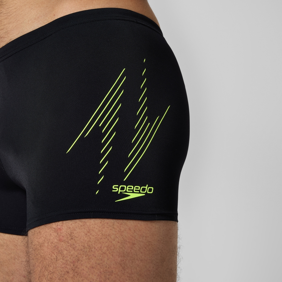 Men's HyperBoom Placement Aquashort Black/Yellow