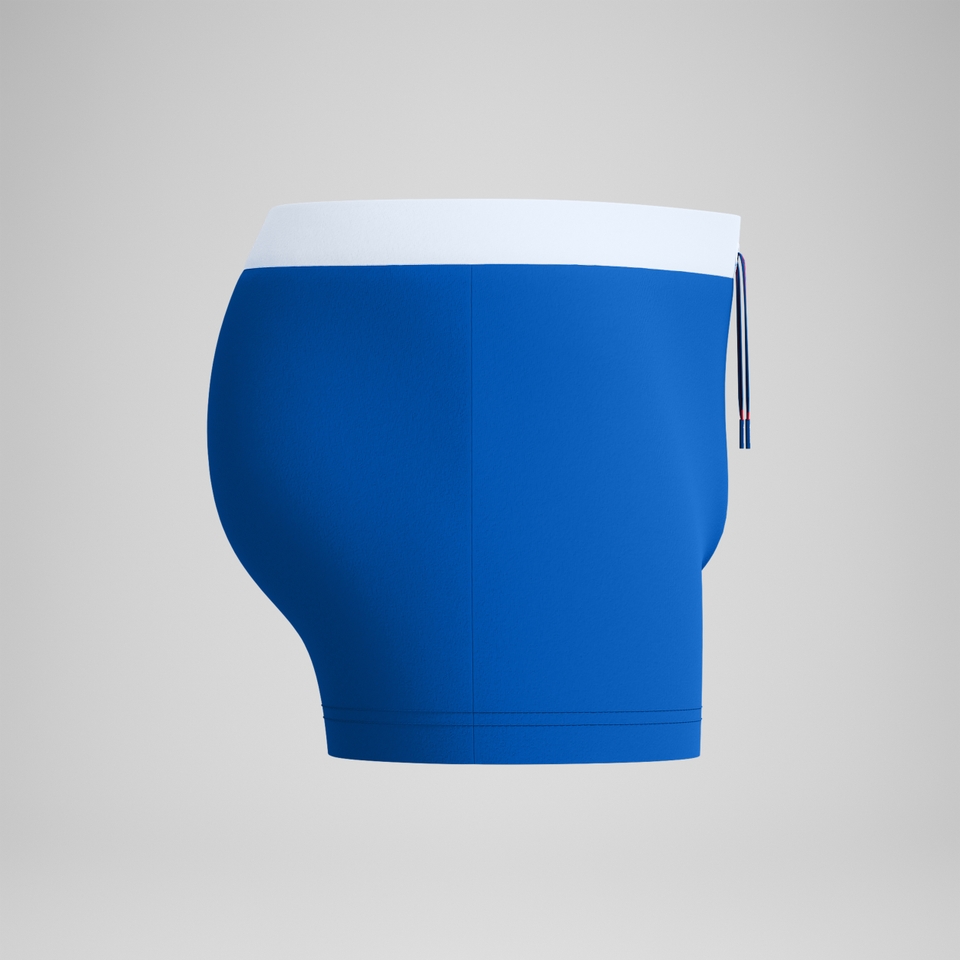 Men's Jetstream Retro Solid Square Leg Blue