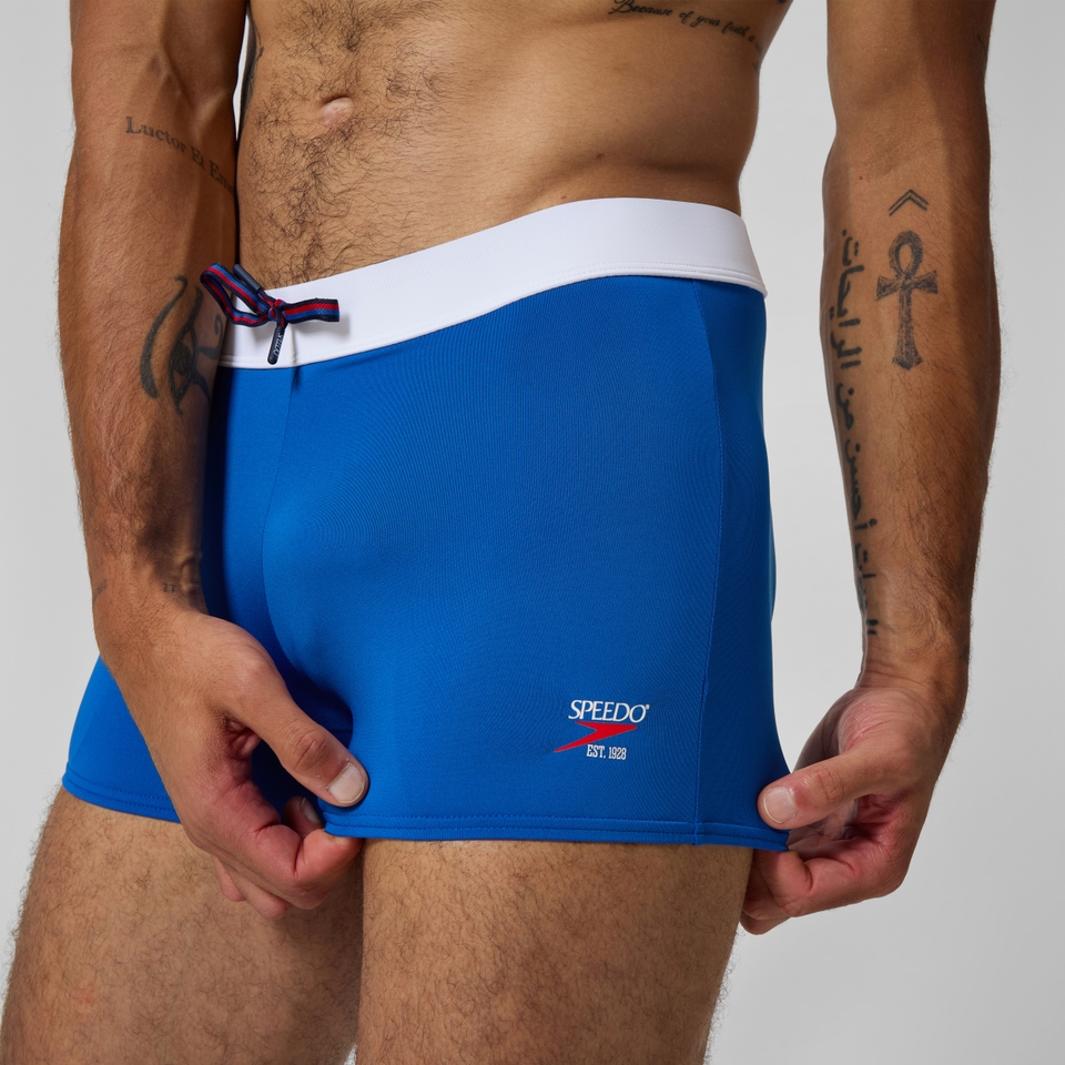 Men's Jetstream Retro Solid Square Leg Blue