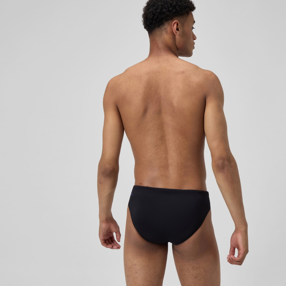 HyperBoom Splice-Badehose Schwarz/Blau für Herren