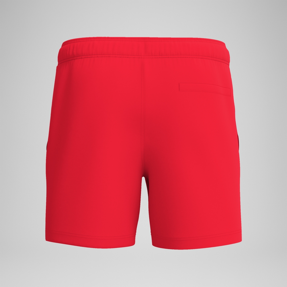 Men's Jetstream Retro Volley Swim Trunks Red