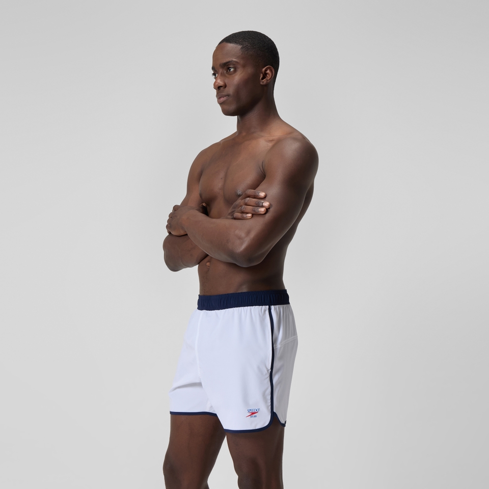 Men's Jetstream 16'' Logo Swim Shorts White/Navy
