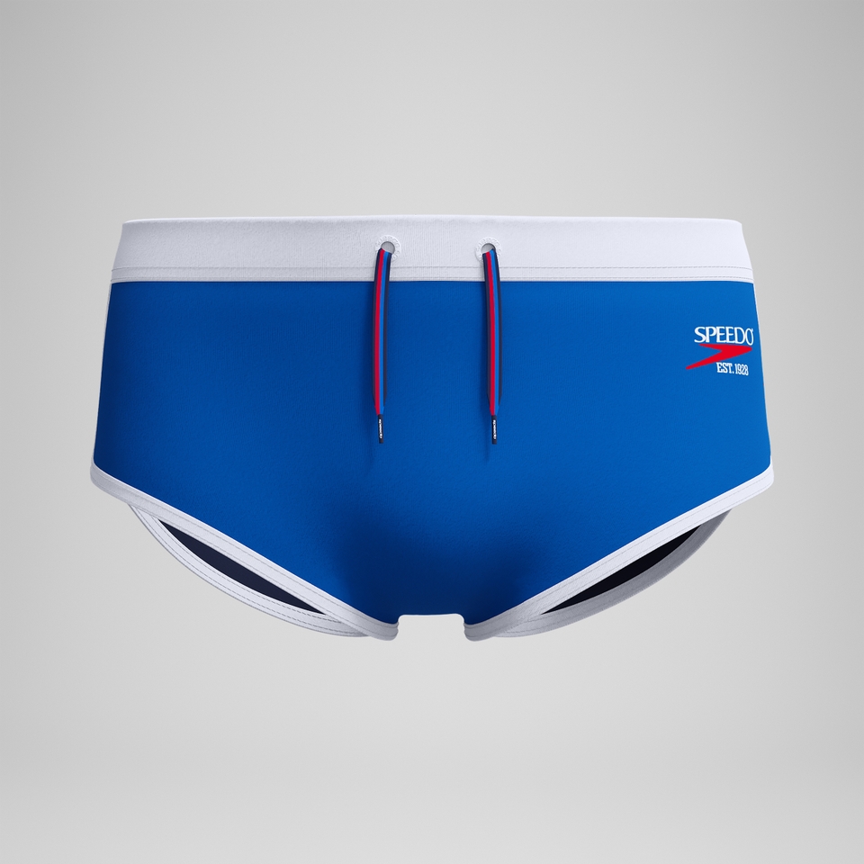 Men's Jetstream Retro Logo Brief Blue