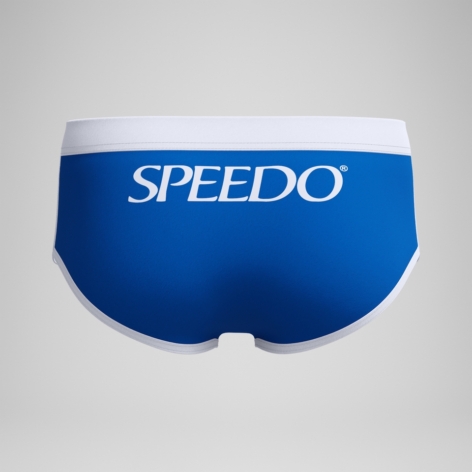 Men's Jetstream Retro Logo Brief Blue