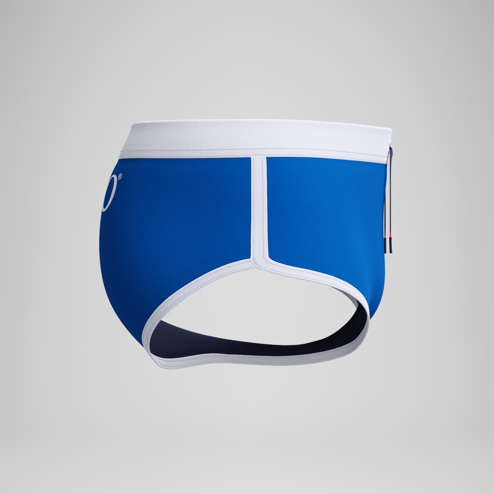 Men's Jetstream Retro Logo Brief Blue