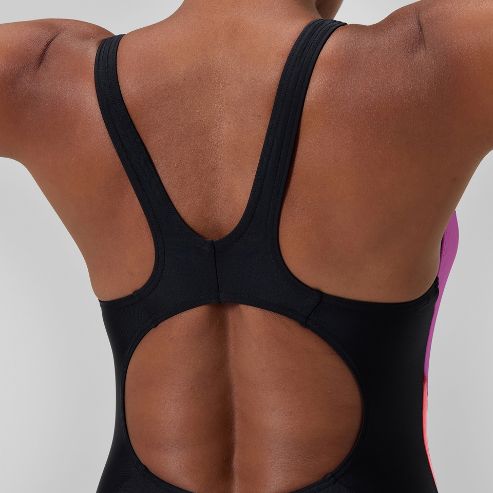Women's Colourblock 2.0 Swimsuit Black/Pink