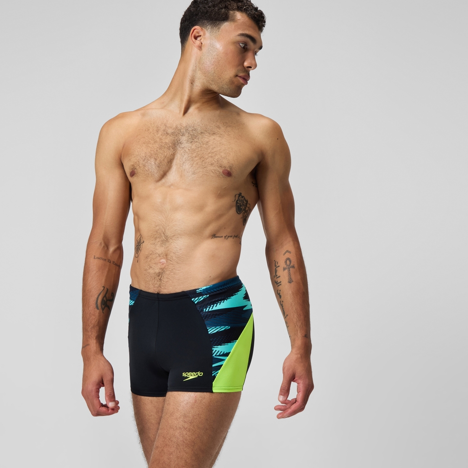 Aquashort Endurance+ Max Splice, hommes, noir/jaune