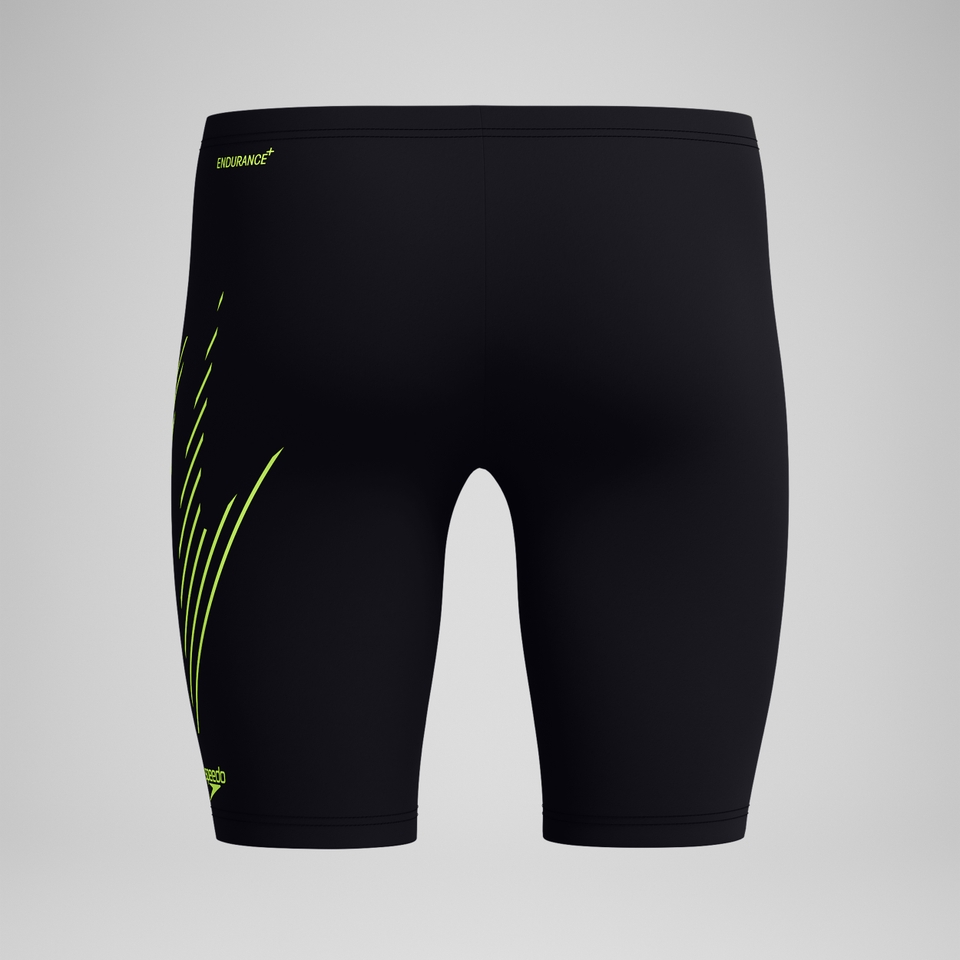 HyperBoom Placement-Schwimmhose Schwarz/Gelb für Herren