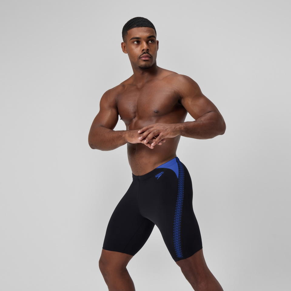 HyperBoom Splice-Schwimmhose Schwarz/Blau für Herren