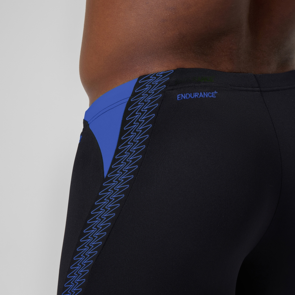 HyperBoom Splice-Schwimmhose Schwarz/Blau für Herren