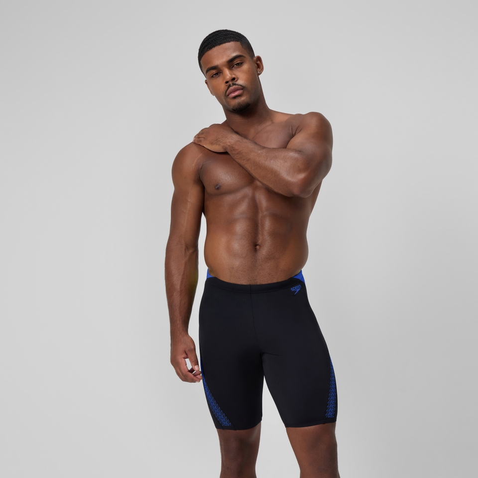 HyperBoom Splice-Schwimmhose Schwarz/Blau für Herren