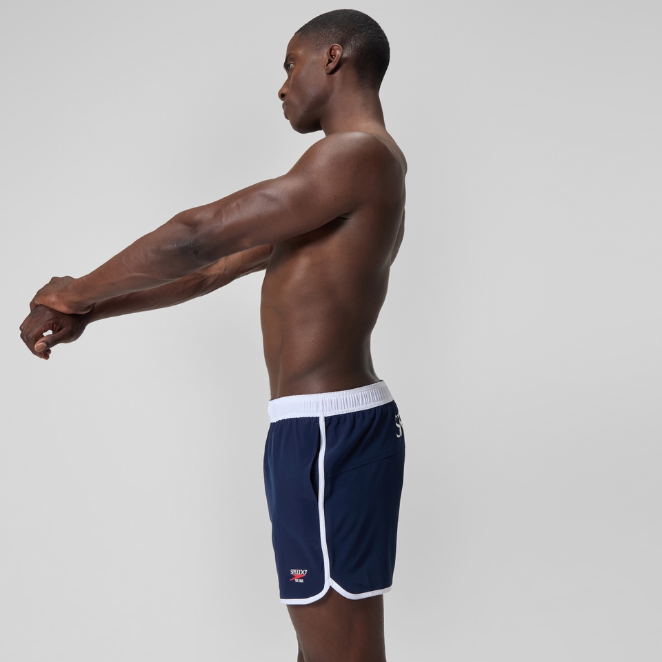 Men's Jetstream 16'' Logo Swim Shorts Navy/White