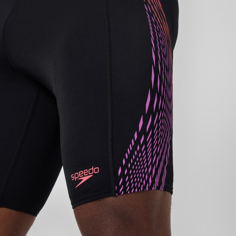 Tech Panel Schwimmhose Schwarz/Koralle für Herren