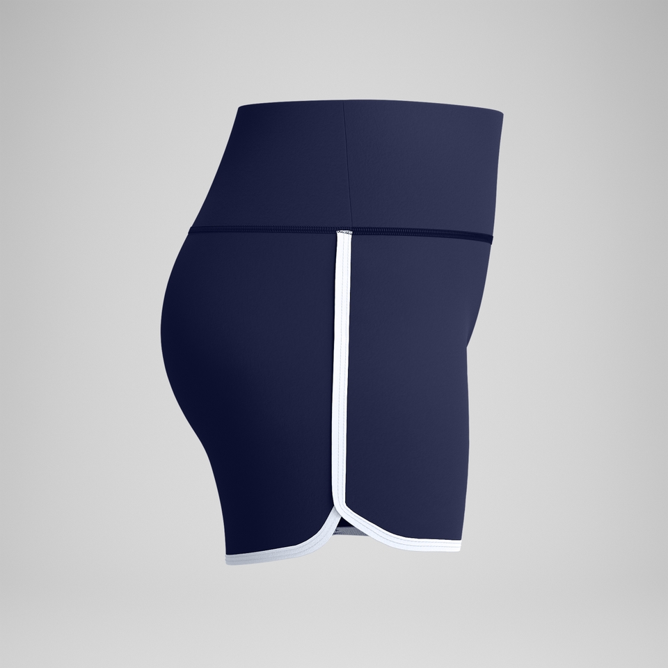 Women's Jetstream Solid Bound Swim Short Navy